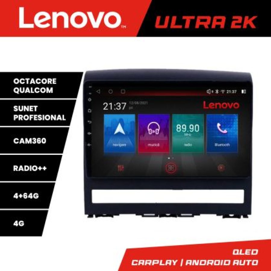 Navigatie Fiat Albea 2009-2014 Lenovo Kit-ALBEA 8 core QLED Qualcomm 4+64 360 Android Waze USB Navigatie Internet Youtube Radio - imagine 3