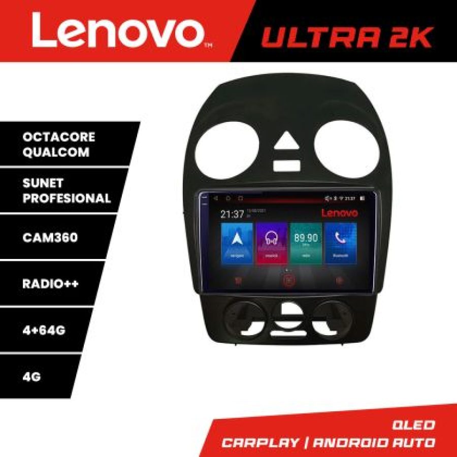 Navigatie VW Beetle 2005-2010 Android radio gps internet 8 core QLED Qualcomm 4+64 360 Lenovo - imagine 3