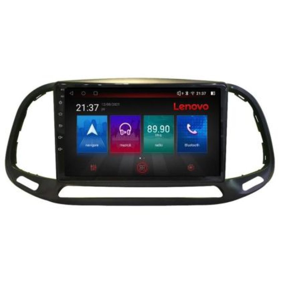 Navigatie Fiat Doblo 2015-2018 Lenovo Kit-DOBLO15 8 core QLED Qualcomm 4+64 360 Android Waze USB Navigatie Internet Youtube Radio - imagine 4