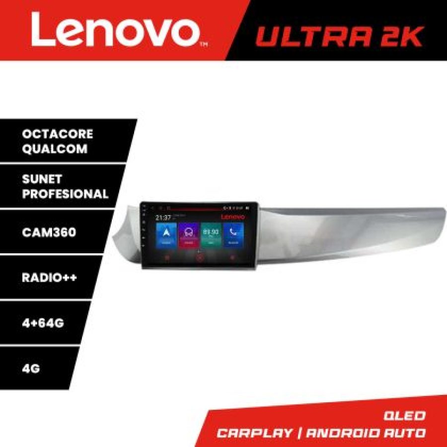 Navigatie Alfa Romeo Giulietta 2010-2014 Android radio gps internet 8 core QLED Qualcomm 4+64 360 Lenovo - imagine 3
