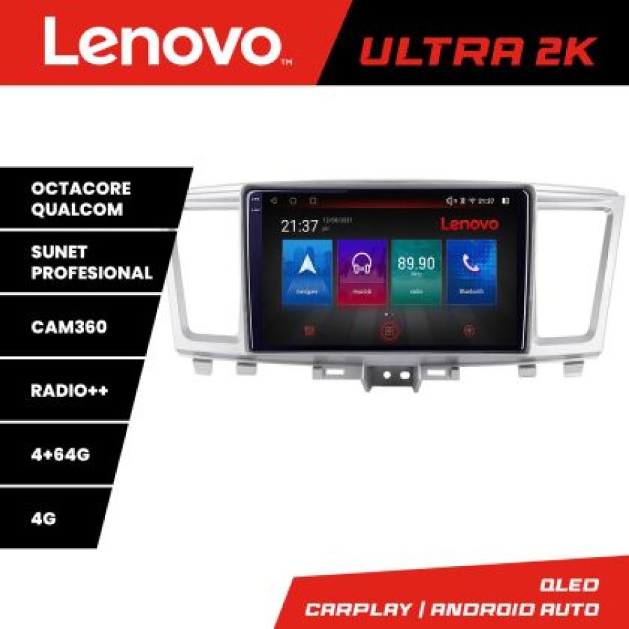 Navigatie Infinity QX60 2014-2020 Android radio gps internet 8 core QLED Qualcomm 4+64 360 Lenovo - imagine 3