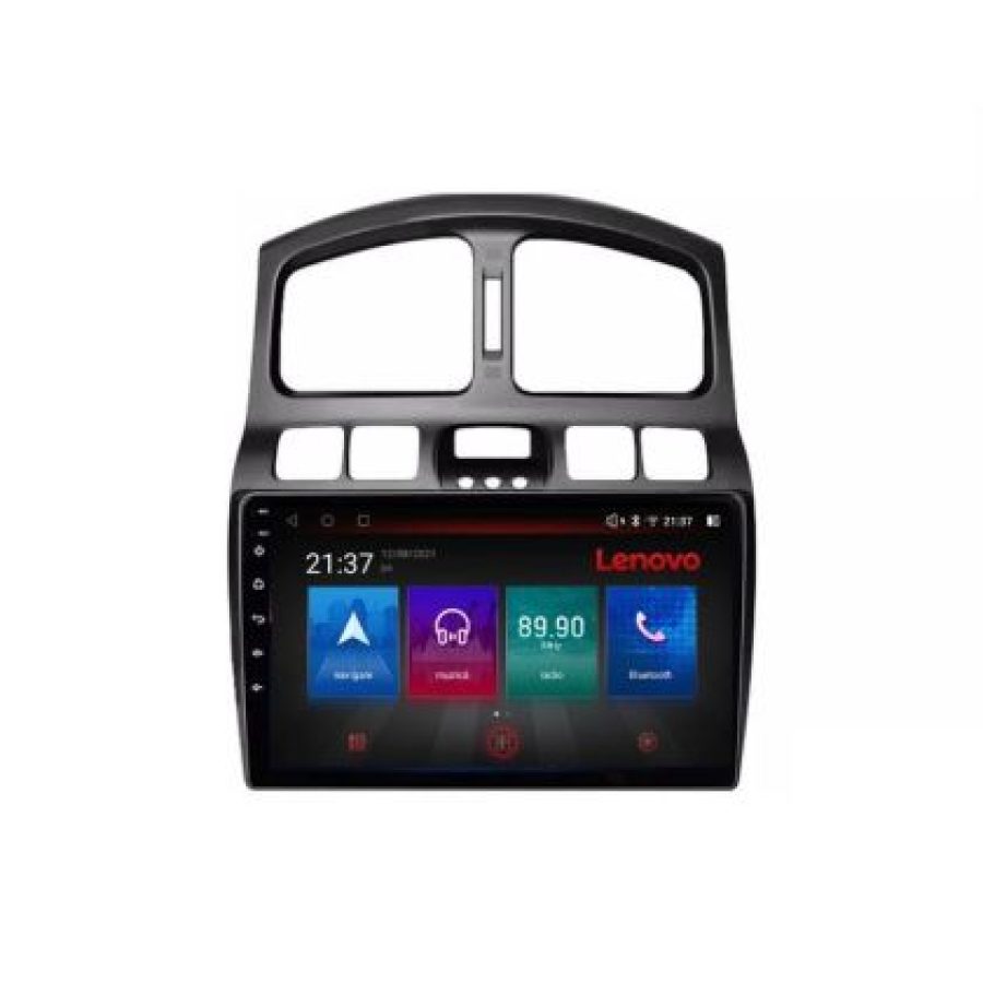 Navigatie Hyundai Santa Fe 2000-2006 Android radio gps internet 8 core QLED Qualcomm 4+64 360 Lenovo - imagine 4