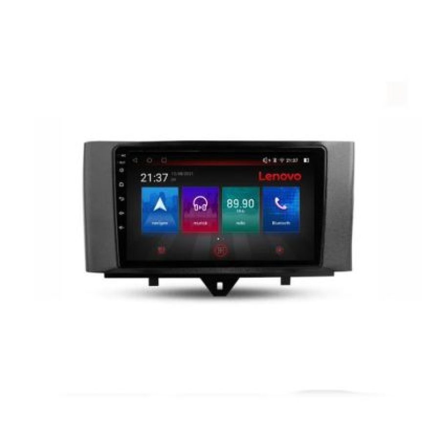 Navigatie Smart For Two 2010-2015 Lenovo Kit-Smart10 8 core QLED Qualcomm 4+64 360 Android Waze USB Navigatie Internet Youtube Radio - imagine 4