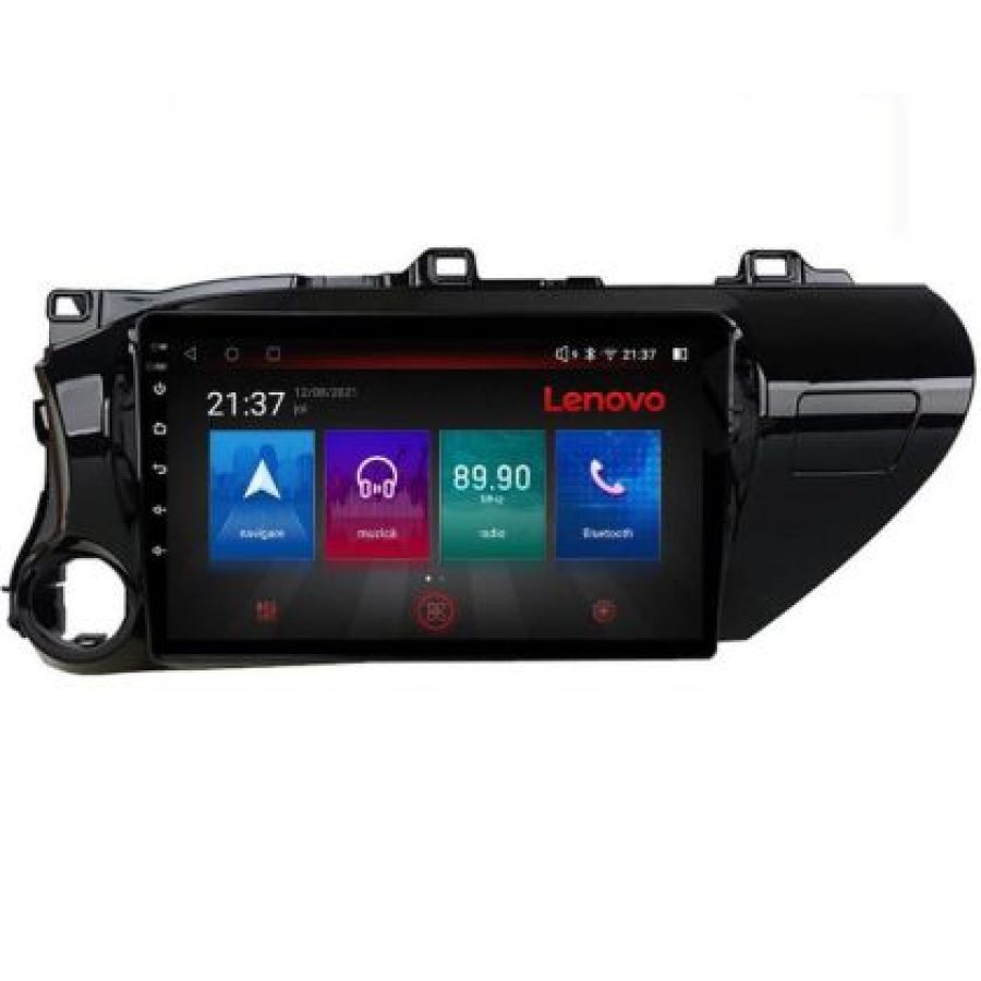 Navigatie Toyota Hilux 2016- Lenovo Kit-TY59 8 core QLED Qualcomm 4+64 360 Android Waze USB Navigatie Internet Youtube Radio - imagine 4