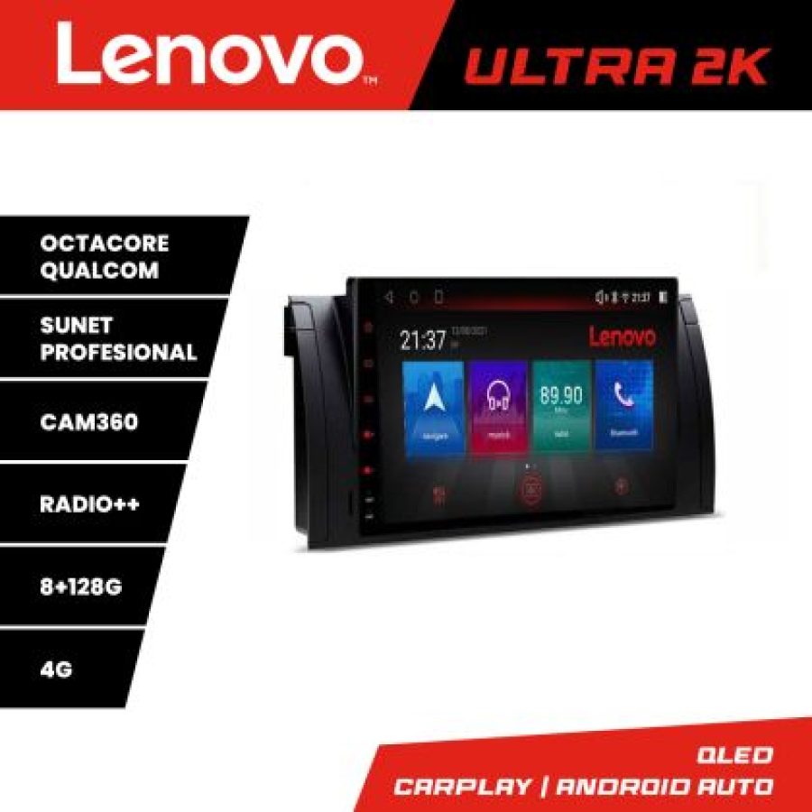 Navigatie BMW E39 si E53 M-082 Octa Core Android Radio Bluetooth GPS WIFI/4G DSP 2K 8+128GB 360 Toslink - imagine 3