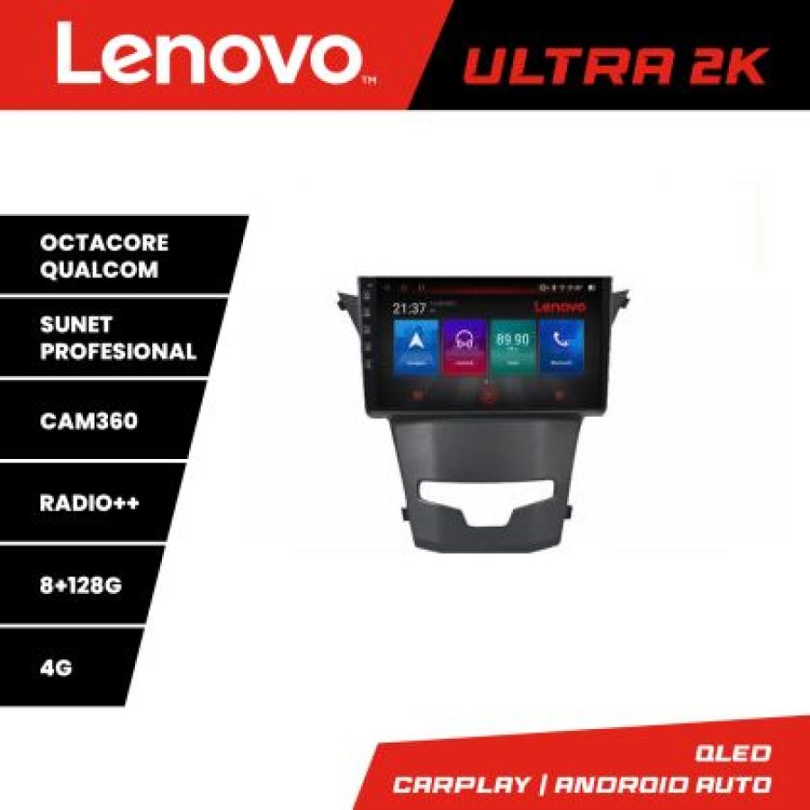 Navigatie Ssangyong Korando 2014-2019 M-1159 Octa Core Android Radio Bluetooth GPS WIFI/4G DSP 2K 8+128GB 360 T - imagine 3