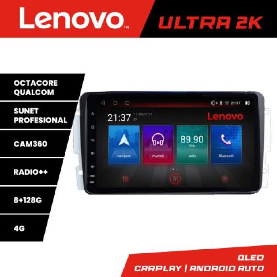 Navigatie Mercedes C 2001-2004 CLK G M-171 Octa Core Android Radio Bluetooth GPS WIFI/4G DSP 2K 8+128GB 360 To - imagine 3
