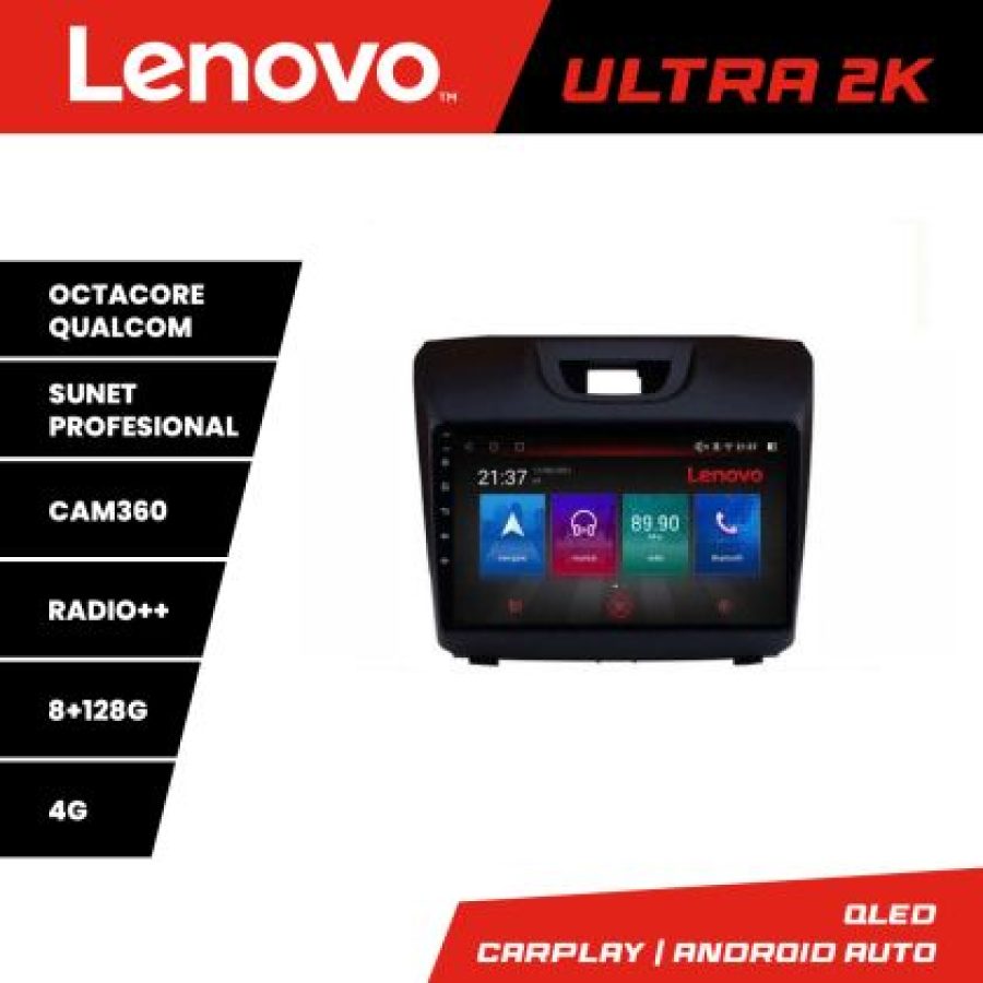 Navigatie Isuzu D-Max M-2234 Octa Core Android Radio Bluetooth GPS WIFI/4G DSP 2K 8+128GB 360 Toslink v1 - imagine 3