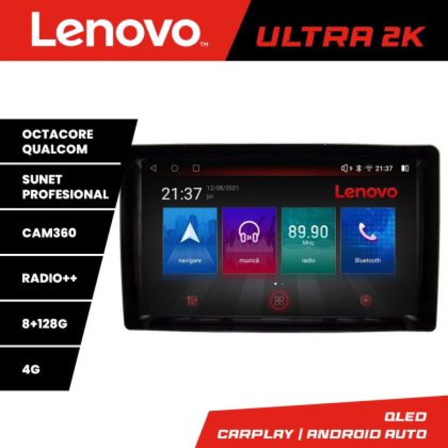 Navigatie universala 2din-2 Octa Core Android Radio Bluetooth GPS WIFI/4G DSP 2K 8+128GB 360 Toslink - imagine 3