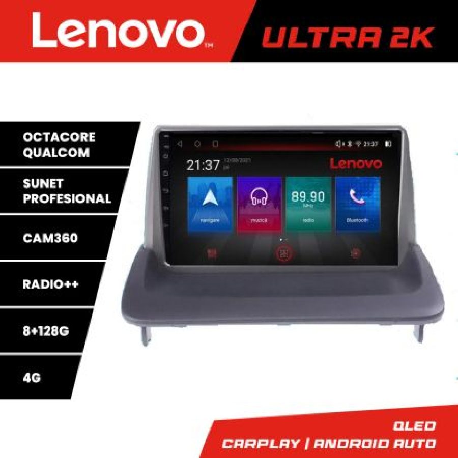 Navigatie Volvo C40 C30 S40 C70 V50 M-C40 Octa Core Android Radio Bluetooth GPS WIFI/4G DSP 2K 8+128GB 360 Tosl - imagine 3