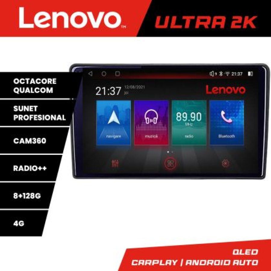 Navigatie Kia Ceed 2010-2012 Octacore, 8 Gb RAM, 128 Gb Hdd, 4G, Qled 2K, DSP, Carplay AA, 360,Bluetooth - imagine 3