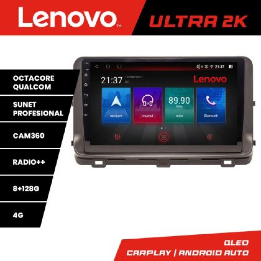 Navigatie Kia Ceed 2020- Octa Core Android Radio Bluetooth GPS WIFI/4G DSP 2K 8+128GB 360 Toslink - imagine 3
