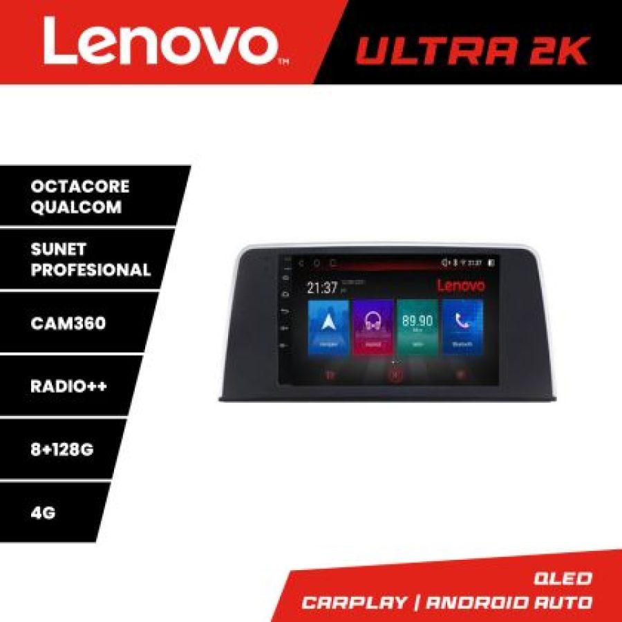 Navigatie BMW Seria 3 F30 2012-2016 Octa Core Android Radio Bluetooth GPS WIFI/4G DSP 2K 8+128GB 360 Toslink - imagine 3