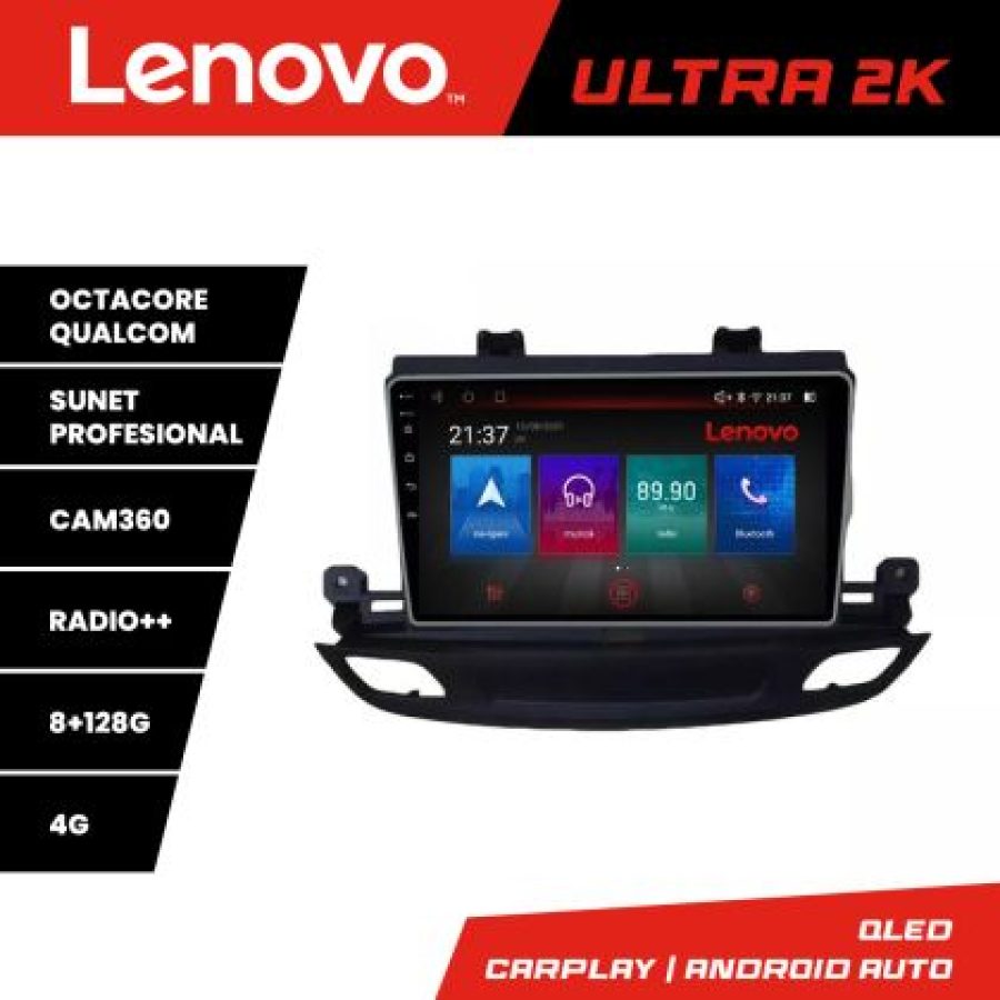Navigatie Opel Insignia 2018- M-insignia19 Octa Core Android Radio Bluetooth GPS WIFI/4G DSP 2K 8+128GB 360 Tos - imagine 3