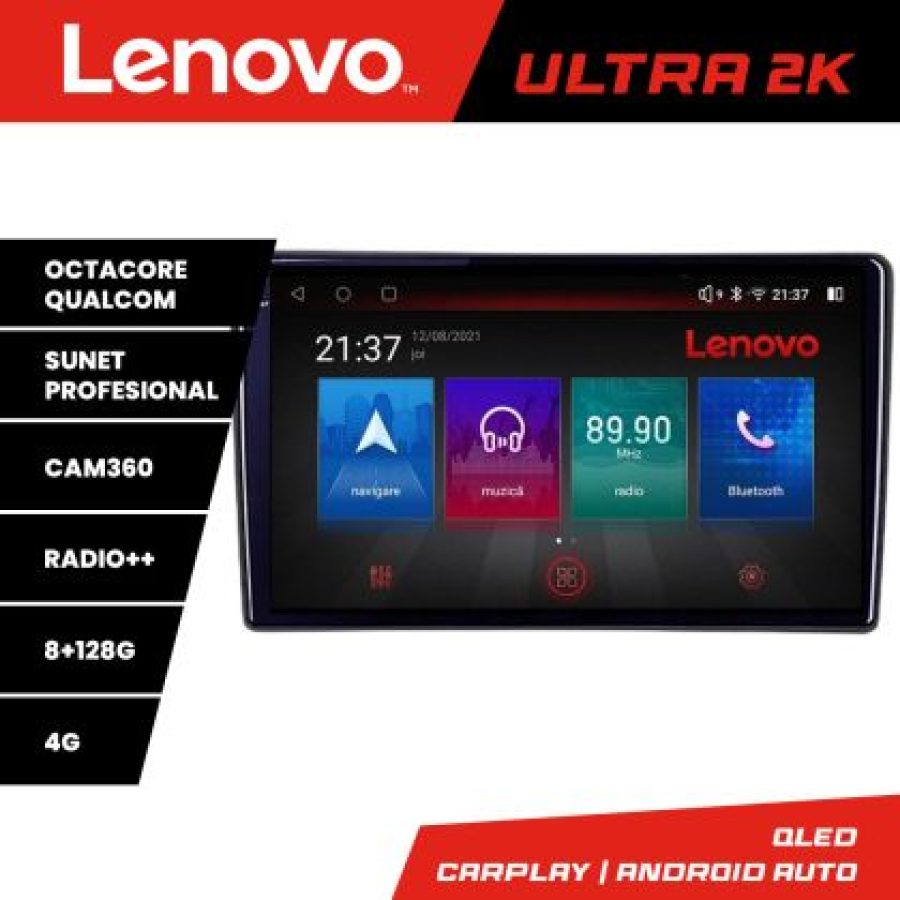 Navigatie Toyota Octacore, 8 Gb RAM, 128 Gb Hdd, 4G, Qled 2K, DSP, Carplay AA, 360,Bluetooth E509-PRO-2K v1 - imagine 3