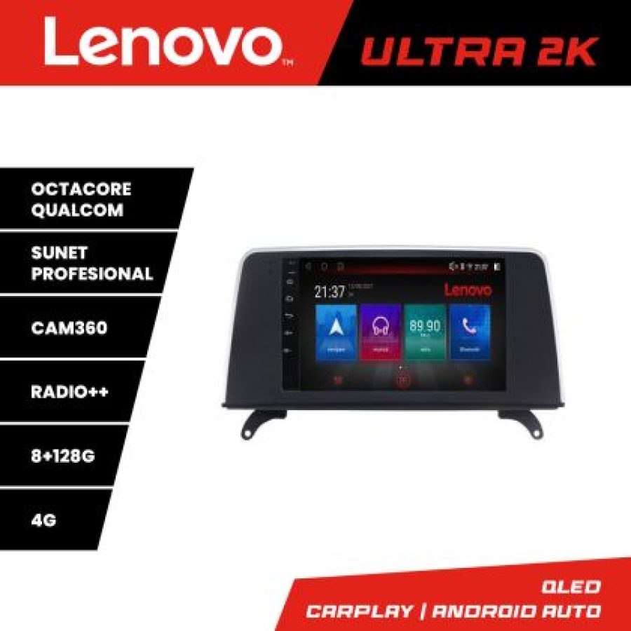 Navigatie BMW X5 X6 2009-2014 CIC Octa Core Android Radio Bluetooth GPS WIFI/4G DSP 2K 8+128GB 360 Toslink - imagine 3