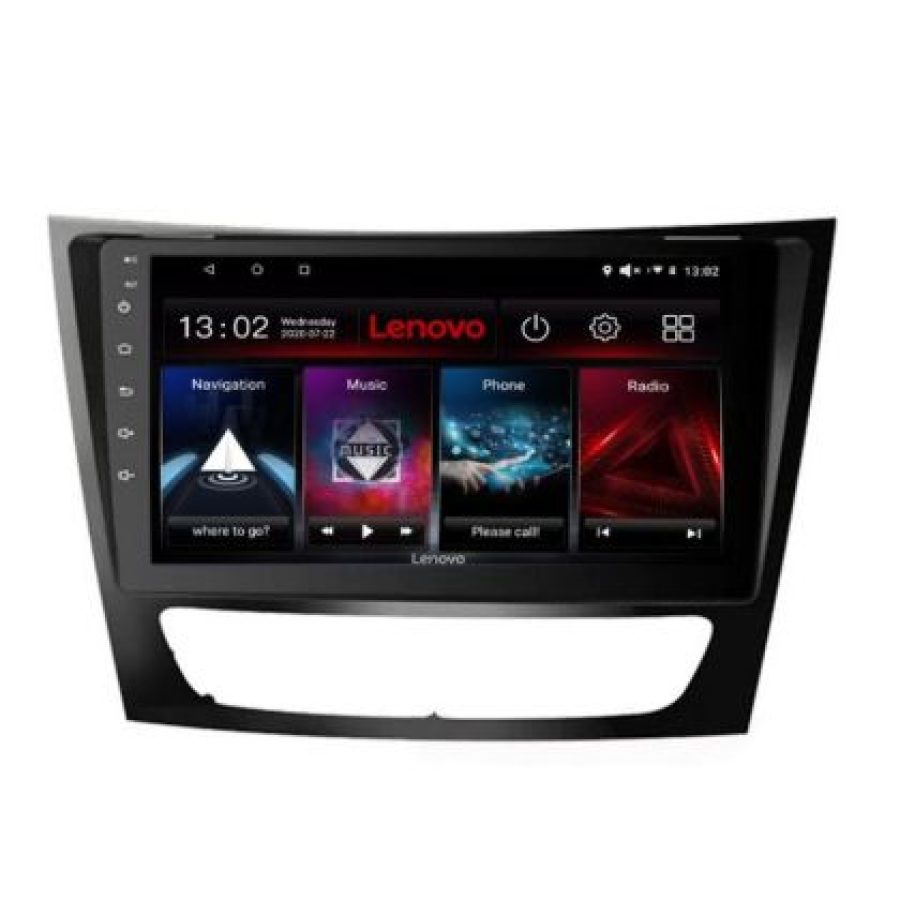 Navigatie Mercedes W211 W219 Lenovo Kit-090 4+64 GB Android Waze USB Navigatie Internet Youtube Radio - imagine 5
