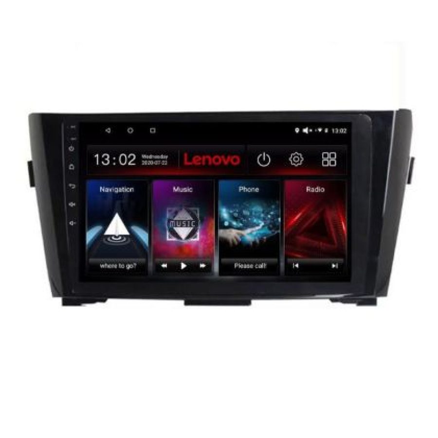Navigatie Nissan Qashqai Lenovo Kit-353 4+64 GB Android Waze USB Navigatie Internet Youtube Radio - imagine 7