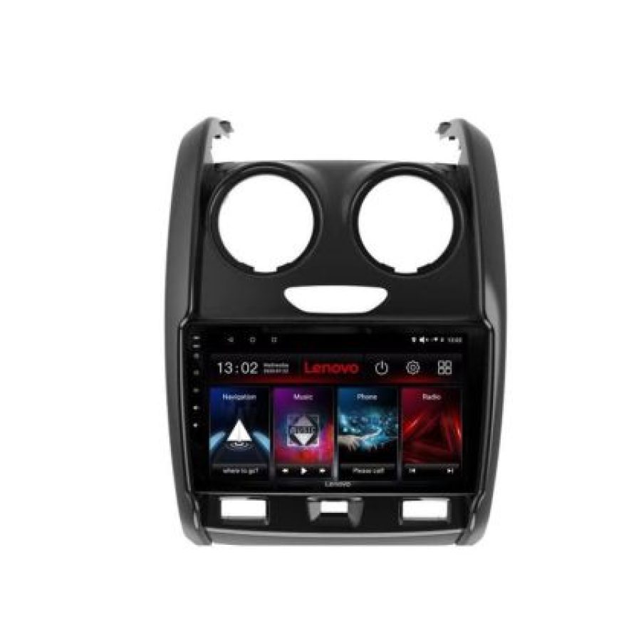 Navigatie Dacia Duster 2012-2019 Lenovo Kit-157 8 core QLED 2K 8+256 360 Android Waze USB Navigatie Internet Youtube Radio - imagine 8