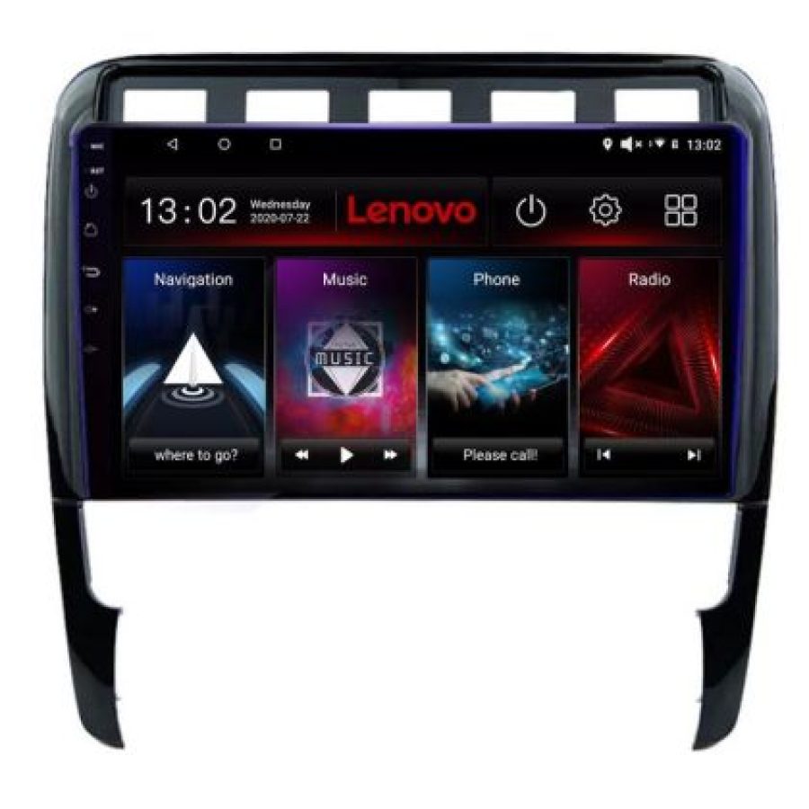 Navigatie Porsche Cayenne 2002-2011 Lenovo Kit-443 8 core QLED 2K 8+256 360 Android Waze USB Navigatie Internet Youtube Radio - imagine 8