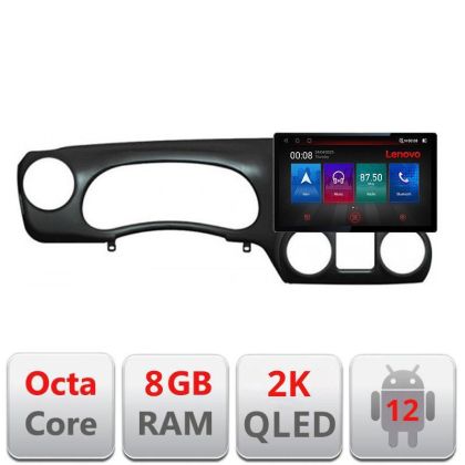 Navigatie Jeep Wrangler 2014-2016 , Ecran 2K QLED 13",Octacore,8Gb RAM,128Gb Hdd,4G,360,DSP,Carplay,Bluetooth - imagine 6