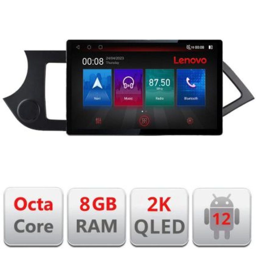 Navigatie Kia Picanto 2011-2015 N-217 ecran 13" 2K 8+128 Android Waze USB Navigatie 4G 360 Toslink Youtube Radi - imagine 6