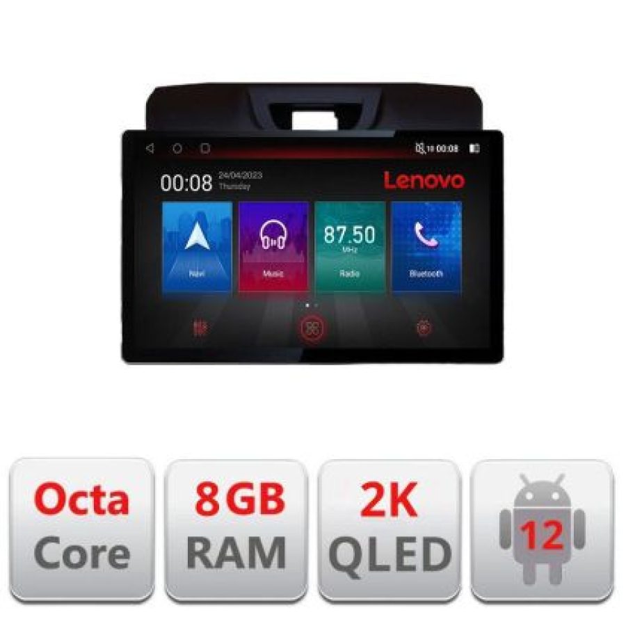 Navigatie Isuzu D-Max Quad Core N-2234 ecran 13" 2K 8+128 Android Waze USB Navigatie 4G 360 Toslink Youtube Rad - imagine 6