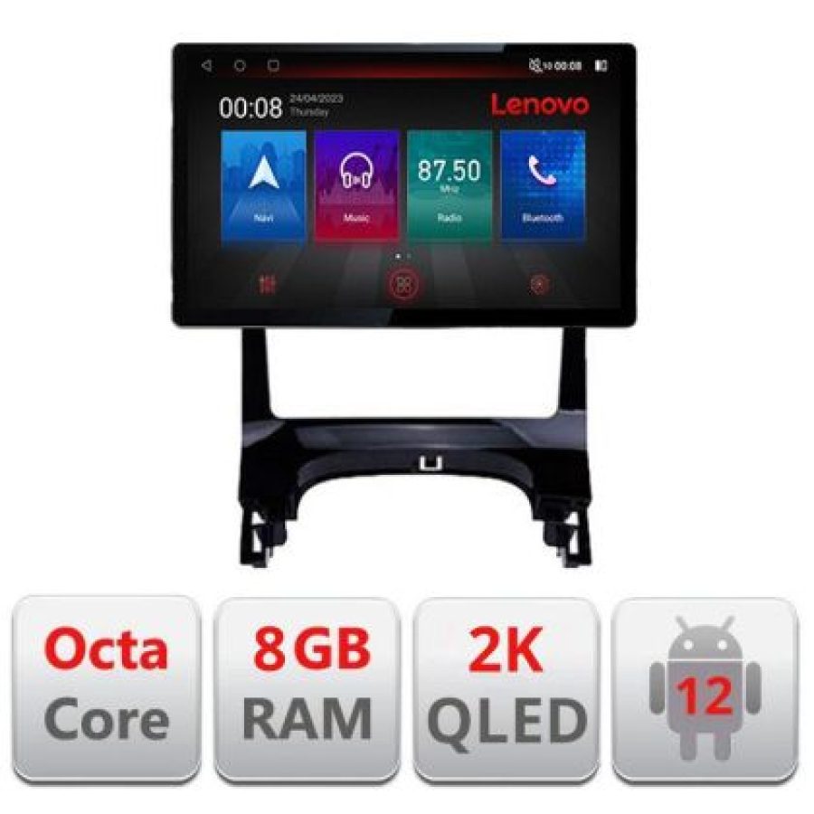 Navigatie Peugeot 3008 Quad Core N-323 ecran 13" 2K 8+128 Android Waze USB Navigatie 4G 360 Toslink Youtube Rad - imagine 6