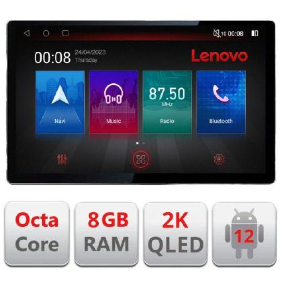 Navigatie Fiat 500 2015-2021 N-500new ecran 13" 2K 8+128 Android Waze USB Navigatie 4G 360 Toslink Youtube Radi - imagine 6