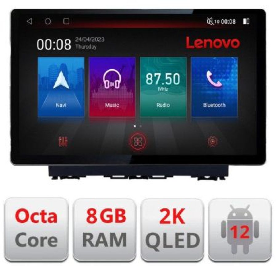 Navigatie Fiat Albea 2009-2014 N-ALBEA ecran 13" 2K 8+128 Android Waze USB Navigatie 4G 360 Toslink Youtube Rad - imagine 6