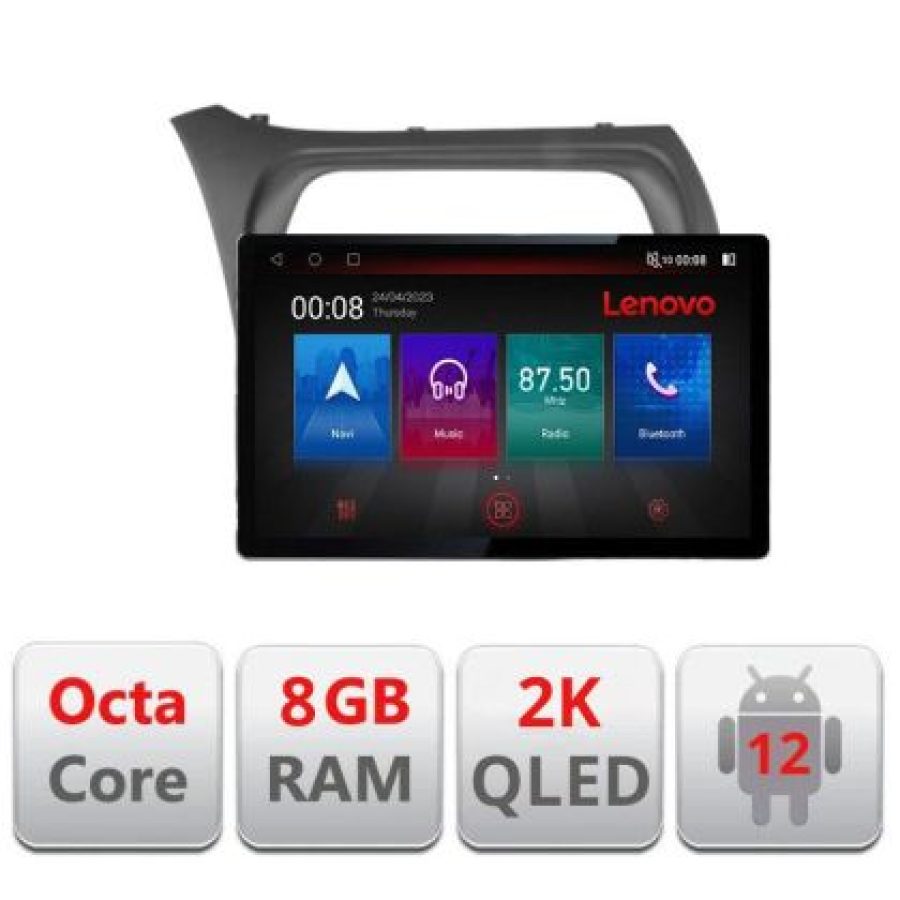 Navigatie Honda Civic Hatchback 2006-2012 N-hatchback ecran 13" 2K 8+128 Android Waze USB Navigatie 4G 360 Tosl - imagine 6