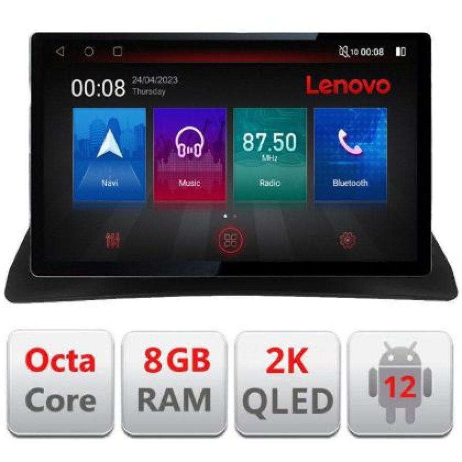 Navigatie Renault Kangoo ecran 13" 2K 8+128 Android Waze USB Navigatie 4G 360 Toslink Youtube Radio kit-Kangoo - imagine 6