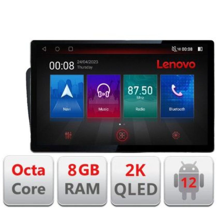 Navigatie Volvo S60 2002-2008 ecran 13" 2K 8+128 Android Waze USB Navigatie 4G 360 Toslink Youtube Radio KIT-s6 - imagine 6