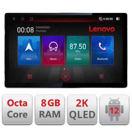 Navigatie Volvo S80 2004-2006 N-S80 ecran 13" 2K 8+128 Android Waze USB Navigatie 4G 360 Toslink Youtube Radio - imagine 6