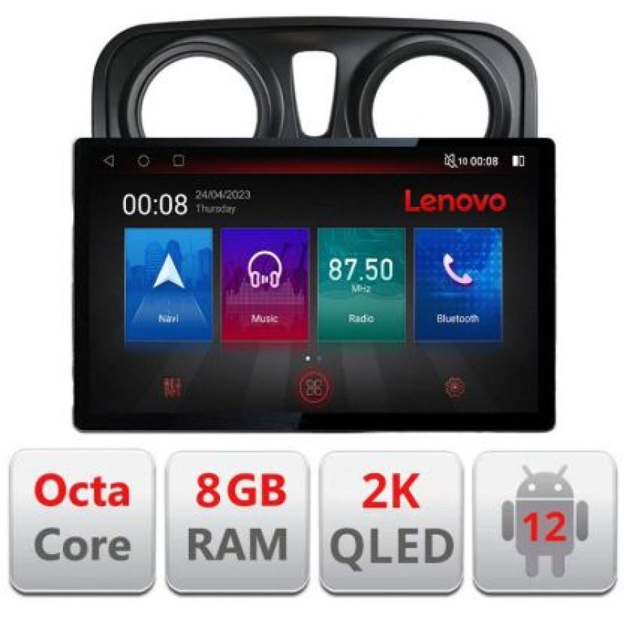 Navigatie Dacia Sandero Logan Lodgy 2012-2020 N-sandero ecran 13" 2K 8+128 Android Waze USB Navigatie 4G 360 To - imagine 6