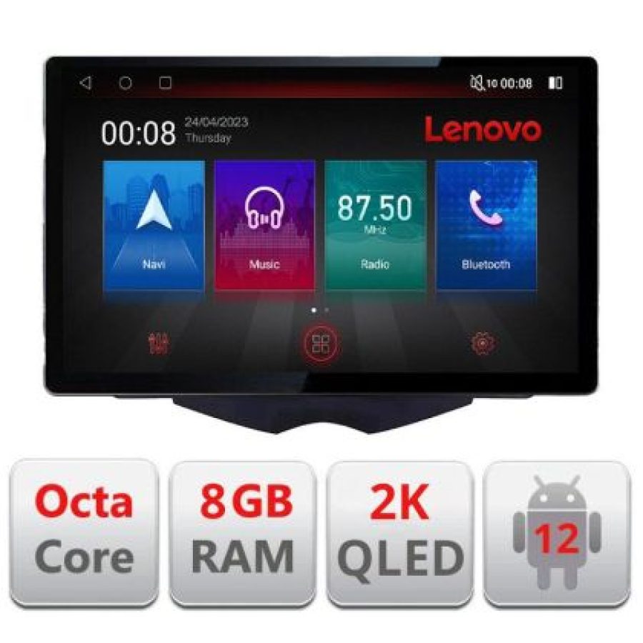 Navigatie Hyundai Veloster ecran 13" 2K 8+128 Android Waze USB Navigatie 4G 360 Toslink Youtube Radio kit-velost - imagine 6