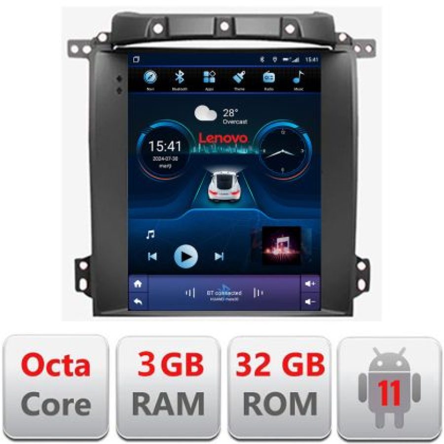 Navigatie Kia Sorento 2004-2008,Qled 9.7",,8 Core 3+32 4G Hdd,4G,DSP,Carplay,Bluetooth - imagine 3