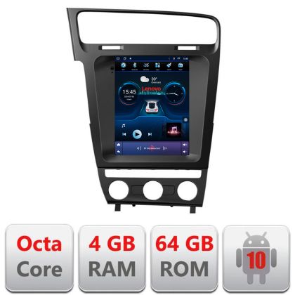 Navigatie VW Golf 7 tip tesla radio gps internet 8 Core 4+64 360 4G carplay android auto kit-tesla-491+PRO-9.7-4+64 - imagine 3