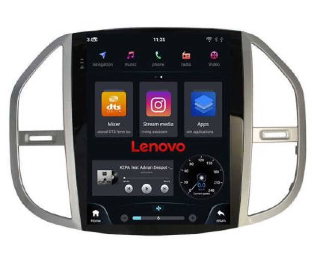 Navigatie Mercedes Vito 2016- tip tesla radio gps internet Qualcomm 8X 8+128 360 4G carplay android auto  kit-tesla-068+ULTRA-9.7-8+128 - imagine 2
