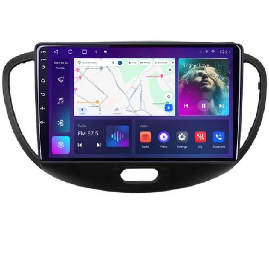 Navigatie HHyundai I10 2007-2013 Android radio gps internet 2+32 KIT-i10-2007+EDT-E209 - imagine 6