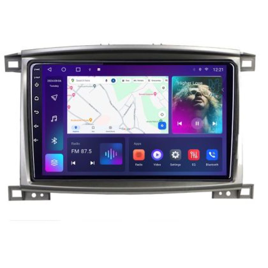 Navigatie Toyota Land Cruiser L100 2002-2008 B-L100 Android Ecran QLED octa core 4+64 carplay android auto KIT-l100+EDT-E309V3 v1 - imagine 4