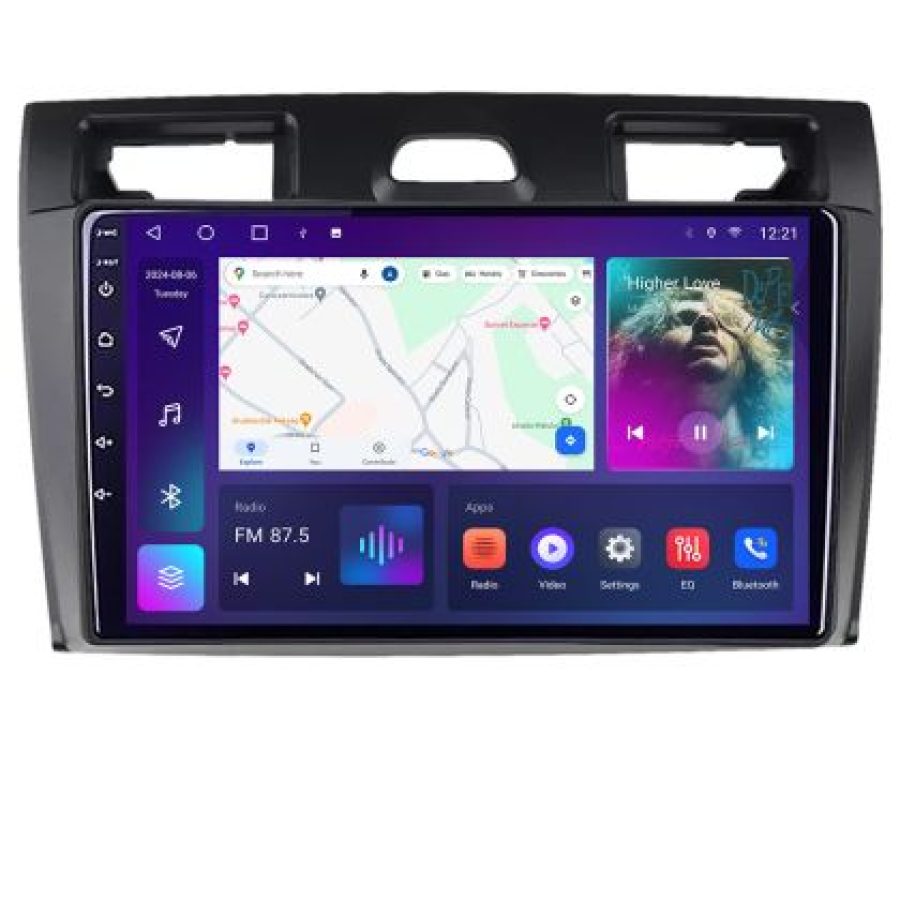 Navigatie Ford Fiesta MK5 2002-2008 Android ecran Qled 2K Octa core 4+32 KIT-fiesta-mk5+EDT-E409-2K - imagine 6