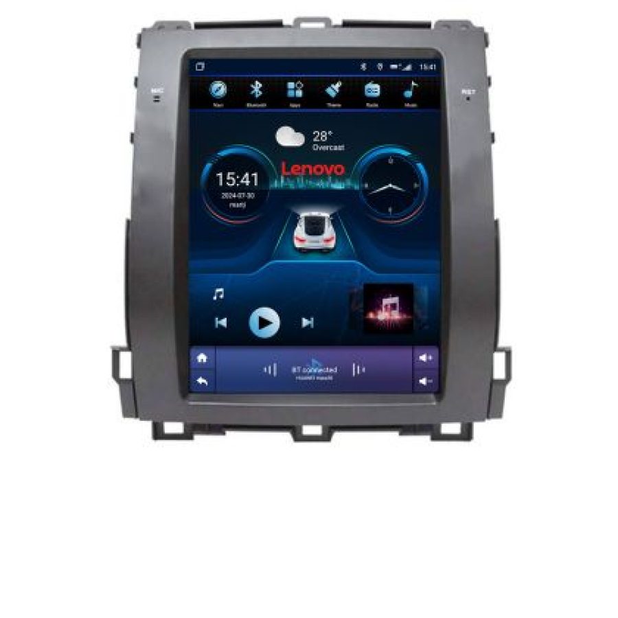 Navigatie Toyota Prado J120 high tip tesla radio gps internet 8 Core 3+32 4G carplay android auto  kit-tesla-456-high+ED v1 - imagine 4