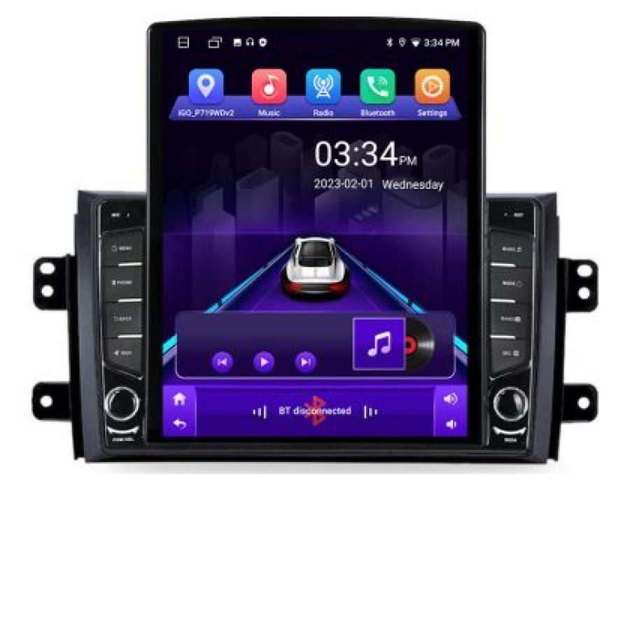 Navigatie Suzuki SX4 2006-2013 KIT-124 ecran tip TESLA 9.7" cu Android Radio Bluetooth Internet GPS WIFI 2+32 DSP Quad - imagine 6