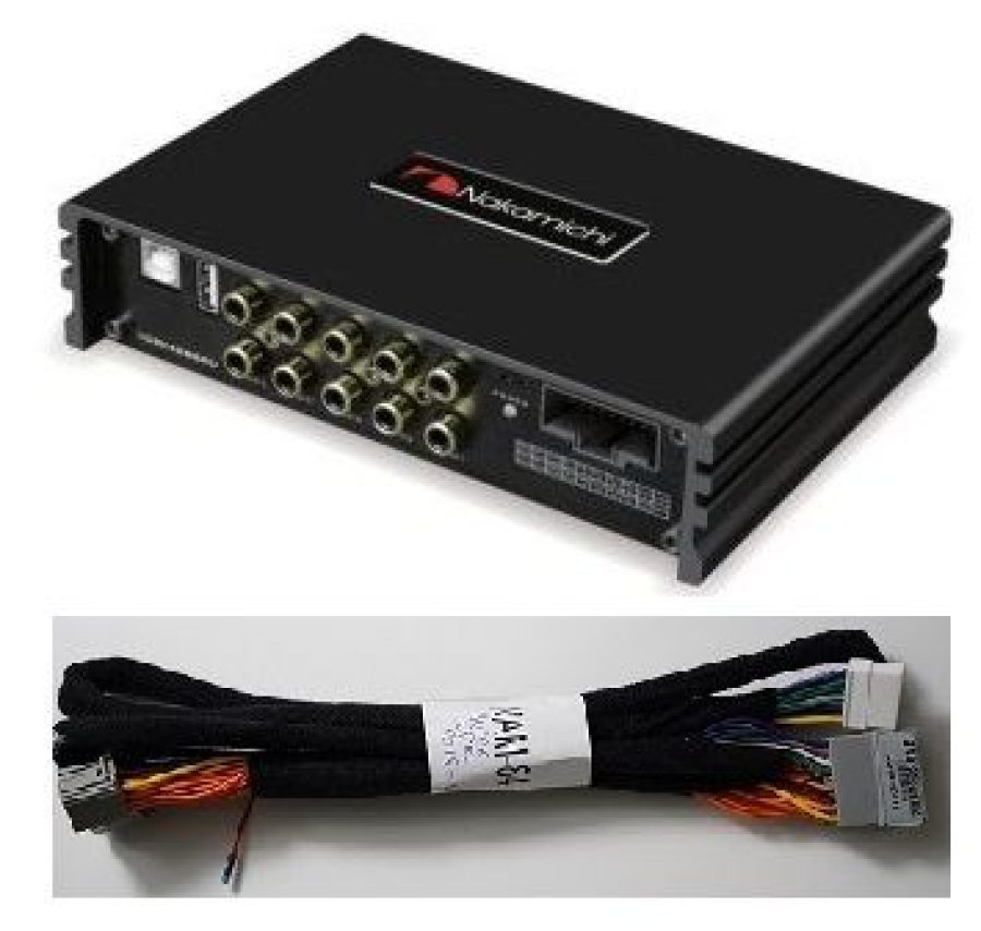 Pachet amplificator dedicat Chevrolet modele noi NAM84 DSP Nakamichi NDSK4285 - imagine 3
