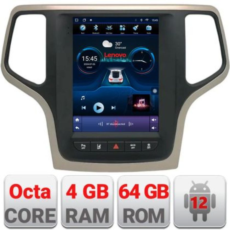 Navigatie Jeep Grand Cherokee 2014-2019, Qled 9.7", ,8 Core 4+64 360 4G - imagine 3