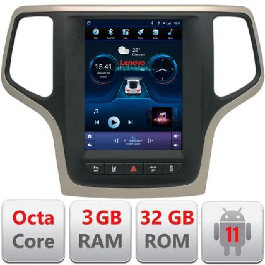 Navigatie Jeep Grand Cherokee 2014-2019, Qled 9.7", ,8 Core 3+32 4G - imagine 3