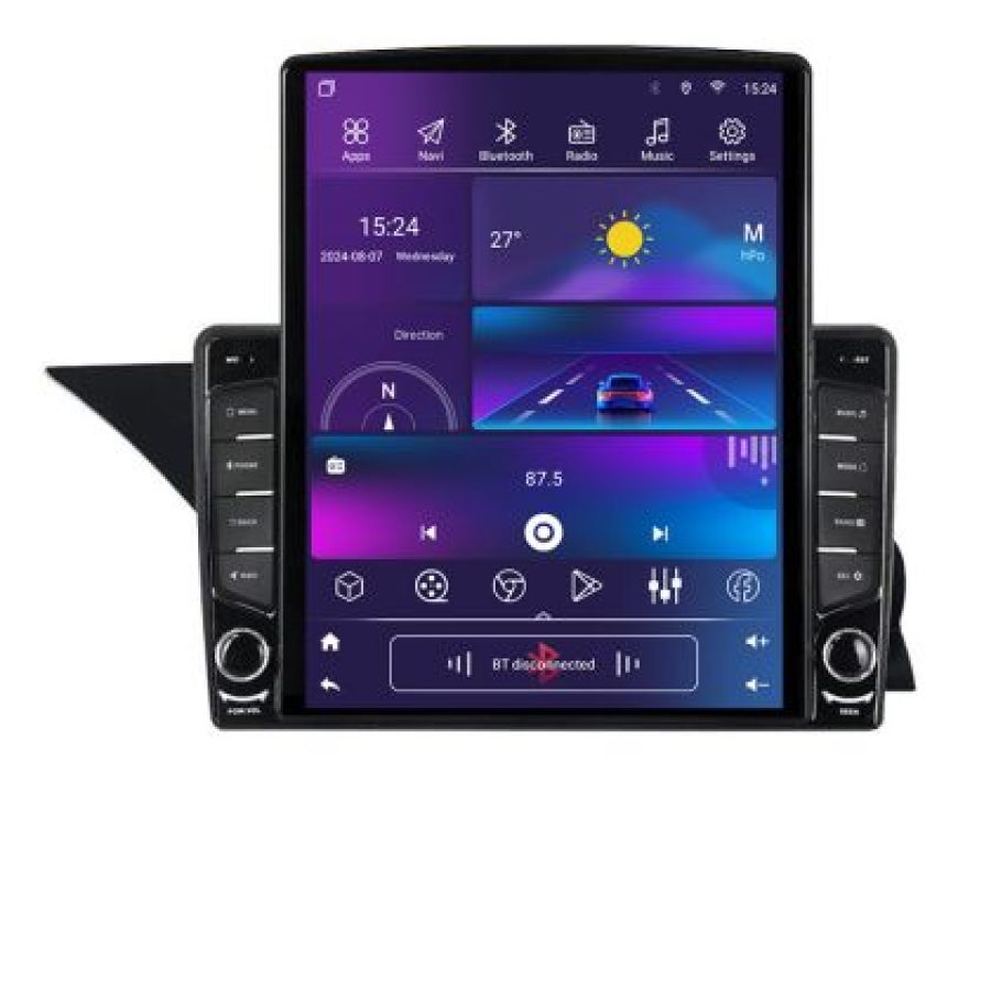 Navigatie Mercedes GLK NTG4 2008-2012 KIT-glKIT-ntg4 ecran tip TESLA 9.7" cu Android Radio Bluetooth Internet GPS WIFI 2+32 DSP Quad - imagine 8