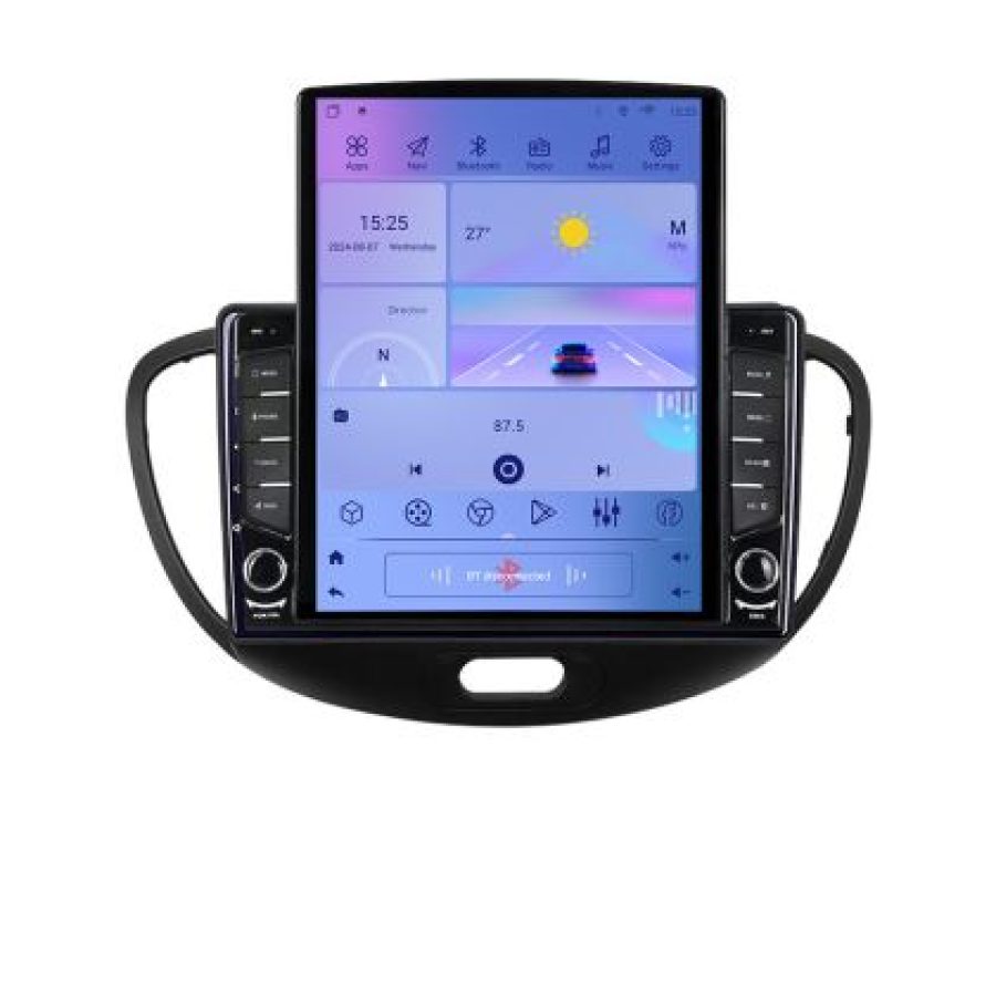 Navigatie HHyundai I10 2007-2013 Android radio gps internet quad core 2+32 ecran vertical 9.7" KIT-i10-2007+EDT-E708 - imagine 7