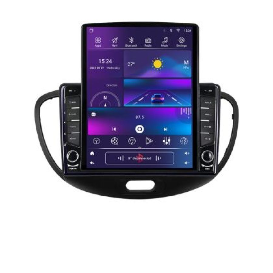 Navigatie HHyundai I10 2007-2013 Android radio gps internet quad core 2+32 ecran vertical 9.7" KIT-i10-2007+EDT-E708 - imagine 8